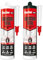 fischer - Pack Solución Total Blanco y Negro| Adhesivo Sellador de Alta Elasticidad y Adherencia | Resistente a UV, Pintable | Uso Interior y Exterior | 290ml