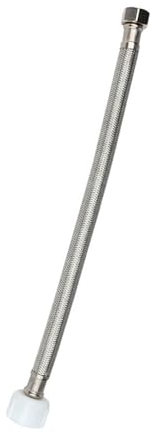 Fazvncv Geflochtener Edelstahl-WC-Schlauch, 0,95 cm bis 1,27 cm, WC-Wasseranschlüsse, Schlauch, flexibler WC-Anschluss, langlebig