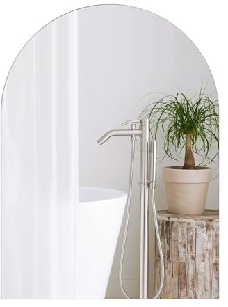 DARENYI Selbstklebende Fliesenspiegel,Glasspiegel Spiegelfliesen,Spiegel zum Aufkleben Kleben,Selbstklebend Kleine Spiegel,für Gäste WC, Badzimmer, Ankleidezimmer, Wohnzimmer(40 * 30cm)