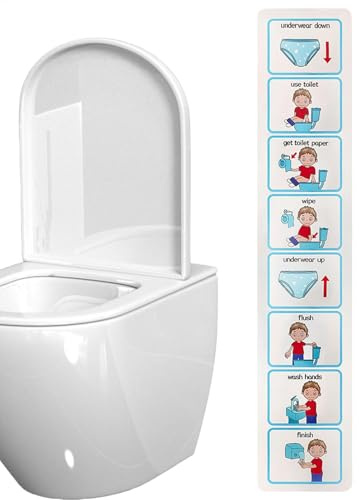 Vitsrisea Töpfchentraining-Visueller Plan – Pädagogische Lernhilfe | Toilettentraining-Poster, Fortschrittsdiagramm, Töpfchentraining-Erinnerungsplan, Belohnungsaufkleber Für Kleinkinder
