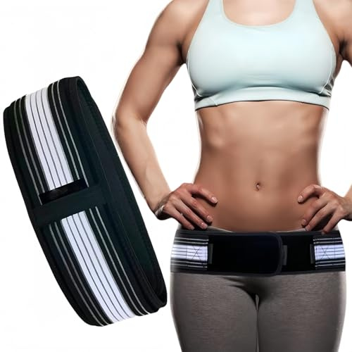 DAWOOWF Beckengurt,OrthogüRtel für Damen & Herren,Ischias Gürtel mit bequemer Unterstützung für Becken, Hüfte, Taille, Rücken und Bauch, Ortho Gürtel Ischias bei Hüftschmerzen (120CM)