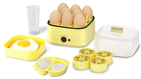 Loftychef 8-Egg Electric Egg Cooker, Rapid Egg Boiler, Egg Bite Maker