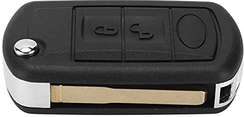 RASTKY Couvercle de clé de Télécommande Noir de qualité Supérieure de Remplacement pour Range adapté pour Rover Sport 2006-2009, Protecteur de Porte-clés à 3 Boutons pour les Fanatiques de Voiture
