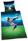 Herding Young Collection Bettwäsche-Set, Fußball Wendemotiv, Bettbezug 140 x 200 cm, Kopfkissenbezug 70 x 90 cm, 100% Baumwolle/Renforcé