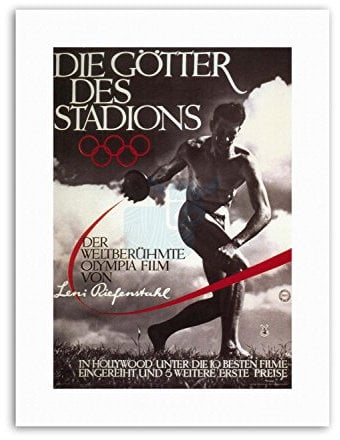 Wee Blue Coo FILM OLYMPIA LENI RIEFENSTAHL GERMANY Political Sport Canvas art Prints