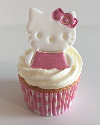 6 Handgemachte Kuchendekorationen aus Zucker: Hello Kitty