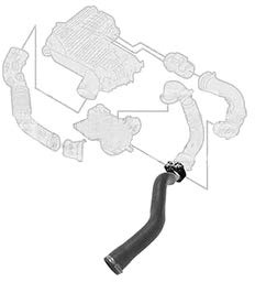 Borg & Beck BTH1274 Turbo Hose To Fit Dacia Duster 1 5 DCi 10-