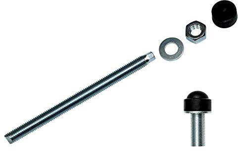 SN-TEC Ankerstangen | Gewindestangen | Verbundanker M10x110mm für Montagemörtel und Mörtelpatronen, verzinkt incl. Abdeckkappe (Mengenauswahl möglich) (5)