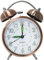 lunaoo - Reloj Despertador analógico con Luminoso, número para niños, Adultos, diseño de la mañana