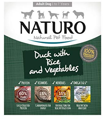 Duck & Rice with Vegetables Wet Food for Adult Dogs Trays 400g x 7