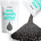Hemway Eco Friendly Biodegradable Glitter - Black | 100g Fine Plant-Based Metallic Flakes for Arts & Resin Crafts | Bio Supplies for Festival, Hair, Face, Body & Nail Art Decoration