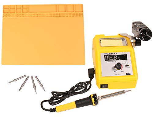 Komplettset WELDINGER LS 48 elektronische Lötstation mit Lötmatte + 4 zusätzlichen Lötspitzen 5 Jahre Garantie