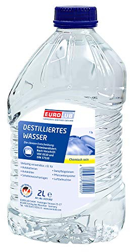 EUROLUB 819002 - Acqua distillata, 2 litri