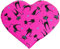 Kirschkernkissen Herz. ca. 30x25cm Katzen-pink. Wärmekissen. Körnerkissen. Ein charmantes Geschenk