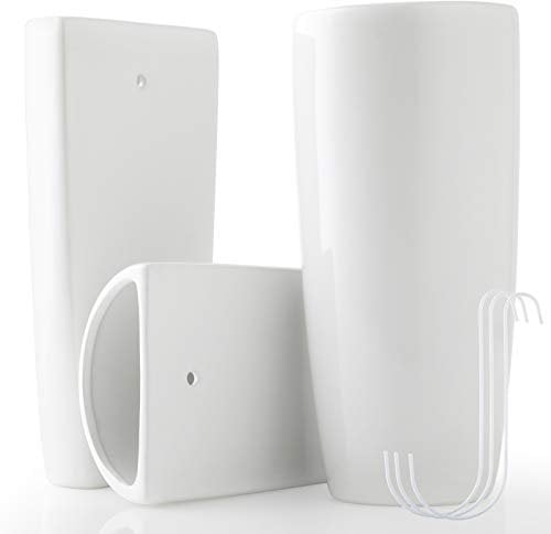 3pz Umidificatore per Radiatore GeeRic Umidificatore di Termosifone in Ceramica+3 Gancio Evaporatore per Radiatore 420ML Umidificatore di Oli Essenziali per Casa Ufficio Camera Semicerchio 5.8*8*18CM