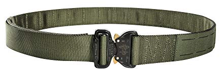Tasmanian Tiger TT Modular Belt längenverstellbarer, modularer Dienst-Gürtel mit Lasercut-Molle, Koppel-Gürtel mit Cobra-Schließe, Oliv,Gr. M