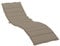vidaXL Sonnenliege Auflage, Liegenauflage Outdoor, Polster Auflage für Gartenliege Liegestuhl, Polsterauflage, Taupe 200x50x3cm Oxford-Gewebe