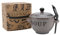 CGB Giftware Grey Stoneware 400ml Soup Bowl and Spoon Set in Gift Box | Country Farmhouse Chic | Breakfast Lunch Dinner Tea GA635GREY