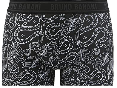 bruno banani Herren Korttryk rattlesnake Boxershorts, Print, XXL EU