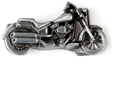 CUSTOMprivé Gürtelschnalle für Motorrad, Moto Typ Harley custom Schnalle für Biker, Motorradfahrer, Country - mit Samtbeutel