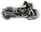 CUSTOMprivé Gürtelschnalle für Motorrad, Moto Typ Harley custom Schnalle für Biker, Motorradfahrer, Country - mit Samtbeutel