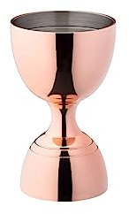 Utopia Copper Round Bulb Jigger 25ml/ 50ml - Mixology, Bar Accessories