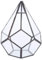 Geometrischer Glas-Terrarium-Pflanzgefäß, Geometrischer Glas-Terrarium-Behälter, Terrarienpflanzen, Moderner Tisch-Pflanzgefäß, Regale, Dekoration, Sukkulenten, Blumentopf, Boho-Dekor (Keine Pflanzen