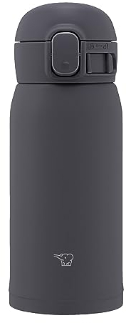 Zojirushi SM-WS36-BM Taza de acero inoxidable, 12 onzas, color negro suave