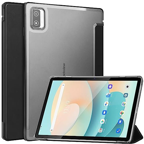Dlahaby Custodia Cover per Blackview Tab 12 / Blackview Tab 12 Pro,Pelle PU e Hard PC Flip Cover con Funzione Stand Custodia per Blackview Tab 12 Pro/Tab 12 Tablet,Nero