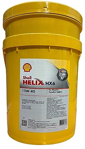 SHELL Motoröl Helix 10W-40 Teilsynthetiköl Motorenöl 20 L