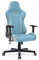 Diablo Gamer Stuhl X-Starter | Gaming Stuhl Ergonomisch mit Stoffbezug, Verstellbare Armlehnen, Kippmechanismus, Tragfähigkeit bis zu 136 kg | Schreibtischstuhl Gaming, Bürostuhl Gaming | Hellblau
