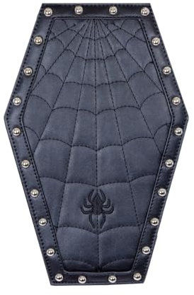 Heartless Web Weaver Rucksack Sarg Handtasche Kunstleder Spinnennetz Gotisch