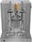Máquina automática Cocktelera Té de burbujas + 2 vasos mezcladores de plástico de 700ml | Acero inoxidable | Vel. de Rotación 400 R/MIN | Temporizador digital 6-120 segundos | Para tazas 350-1000ml