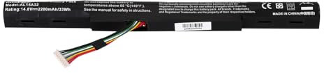 WLTree AL15A32 Laptop Battery for Acer Aspire E5-473G E5-573 E5-573G E5-573TG E5-574 E5-574G E5-722 E5-722G V3-574 V3-574G V3-575 V3-575 V3-575 V3-5-575 V3-5-575G TravelMate P277 P277-M P277-MG P278