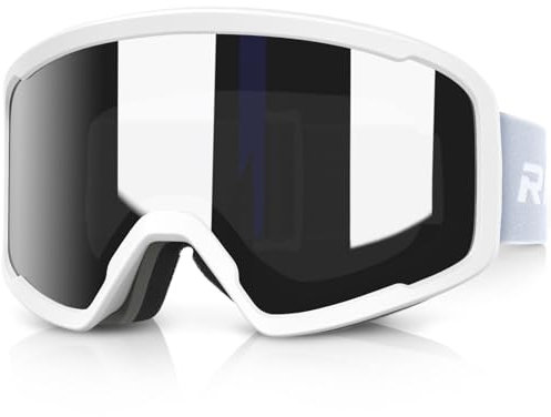 RIOROO Skibrille Herren Damen und Erwachsene,Snowboardbrille OTG 100% UV-Schutz Skibrille für brillentrager,Schneebrille Anti-Nebel Ski Goggles