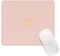 Ksriylm Tapis de Souris,Carré Rose Mignon Forme De Coeur Mouse Pad Mousepad de personnalité avec Base en Caoutchouc Imperméable et Antidérapante Mousepad pour Bureau,Travail,Ordinateur,Maison
