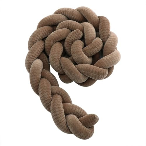 HOUSN Baby Seitenschläferkissen Bettschlange, Weiche, Hautfreundliche Geflochtene Seitenkissen, Ideal Zum Verschenken und Dekorieren 400CM,7,150CM