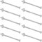 10 Sets of Furniture Connector Bolts and Barrel Nuts,Bed Bolt and Nut Kit (M6×120mm)