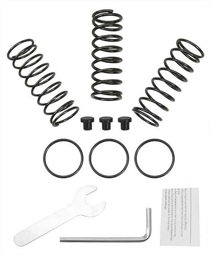 Yiokii Bremspedal Gas Kupplungspedal Federsatz Kompatibel Motorrad-Kickstand-rückholfeder-Set, Metall, Schwarz, Hochfest, Für Logitech G25 G27 G29 G920 Rennrad-bremspedal-Upgrade-Feder