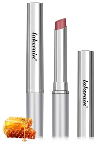 Lot de 2 baumes à lèvres teintés - Rose hydratant miel - Baume à lèvres teinté naturel - Soin des lèvres hydratant longue durée pour la réparation des lèvres sèches