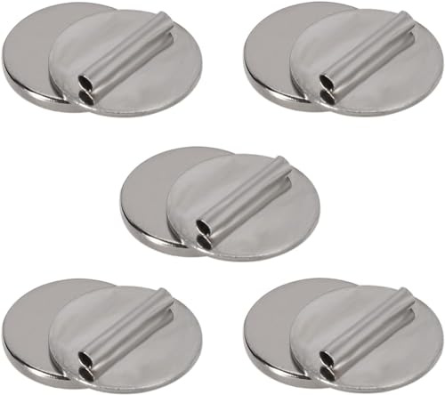 Mini-Broschen-Konverter, harmfrei, für Kleidung, Magnetschnalle, Magnet, Metall, Anstecknadel, Broschenhalter, Konverter, Schmuckherstellung, 5 Stück