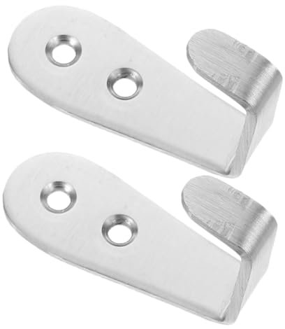 AUTSUPPL 2pcs Heavy Duty Stainless Steel Bunk Bed Ladder Hooks Utility Ladder Brackets for Easy Installation Versatile Bed Replacement Hardware Compatible with Various Ladder Styles