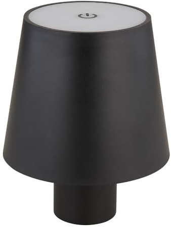 Tischlampe Außenlampe Tischleuchte Flaschenlampe schwarz LED Gartenlampe Touchdimmer cm, 3W 130lm warmweiß, DxH 10,6x13 cm
