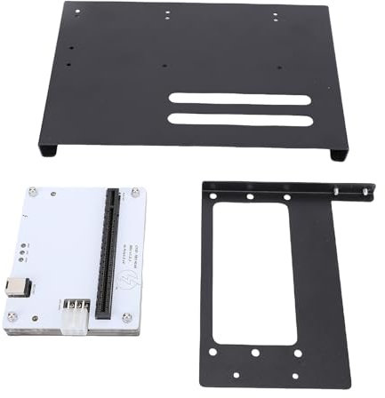 Tonysa Thunderbolt 3/4 USB4 EGPU Dock, Custodia Dock per Schede Grafica Esterna con Slot PCIe 16X, Migliorare le Prestazioni Grafiche, per Computer Portatili/PC, Cavo 1m, Staffa SFX
