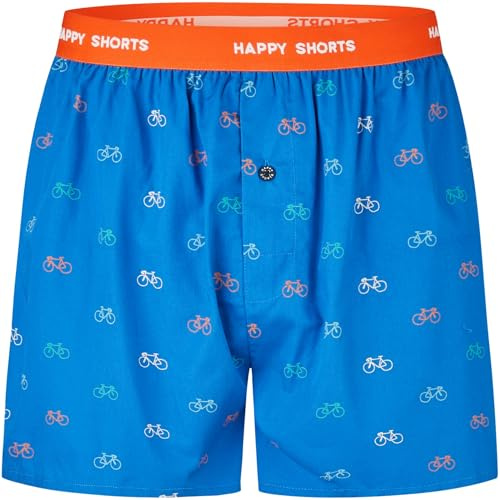 Happy Shorts Herren Web-Boxershorts - American Boxershorts