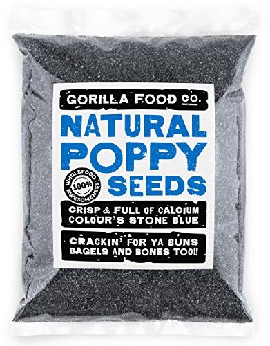Gorilla Food Co. Poppy Seeds - 400g | Blue | Unwashed | Untreated