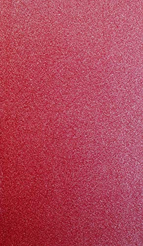Wachsverzierfolien metallic Anzahl 10 Stück, Größe 225 x 90 mm, Farbe metallic rot