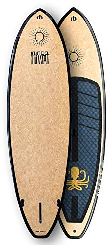 RUNGA TIIWAI Wood burl Stand-up Paddle Board/Hardboard Surfboard SUP #RB48 … (9.0)