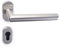 Sempro Livia Oval - Drückergarnitur aus rostfreiem Edelstahl für Gartentore, flexibler Schraubenabstand von 45 bis 50mm