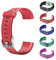 AGZHU Cinturini di ricambio, cinturini regolabili, cinturino colorato accessorio di ricambio cinghie fitness tracker for ID115Plus HR Smart Watch, Rosso, Taglia unica